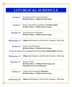 Liturgical 02, FEB 25