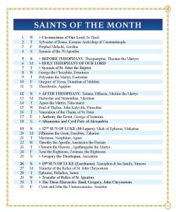 months-saints-jan-2025